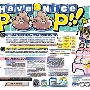 HAVE A NICE POOP! Infographic - Large Poster